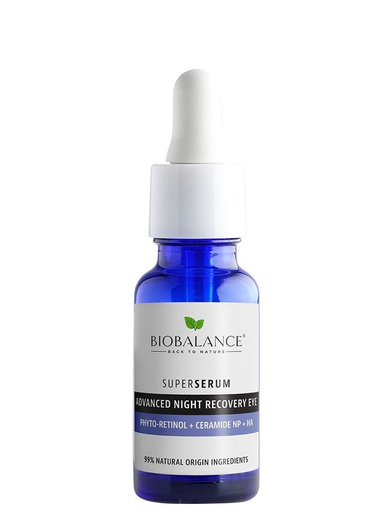 ADVANCED NIGHT RECOVERY EYE SUPER SERUM PHYTO-RETINOL (BAKUCHIOL) + CERAMIDE NP + HYALURONIC ACID