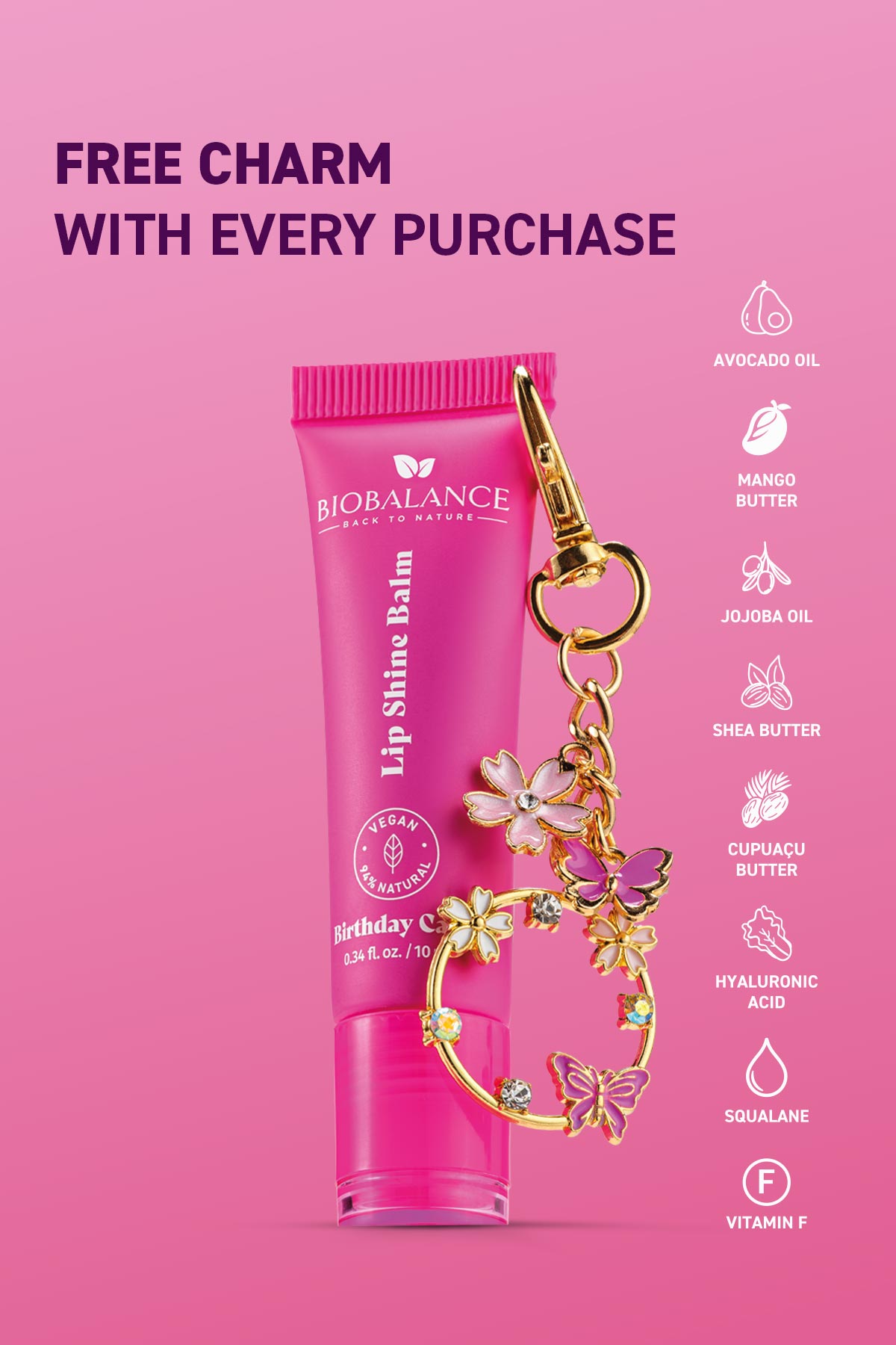 BIRTHDAY CAKE LIP SHINE BALM