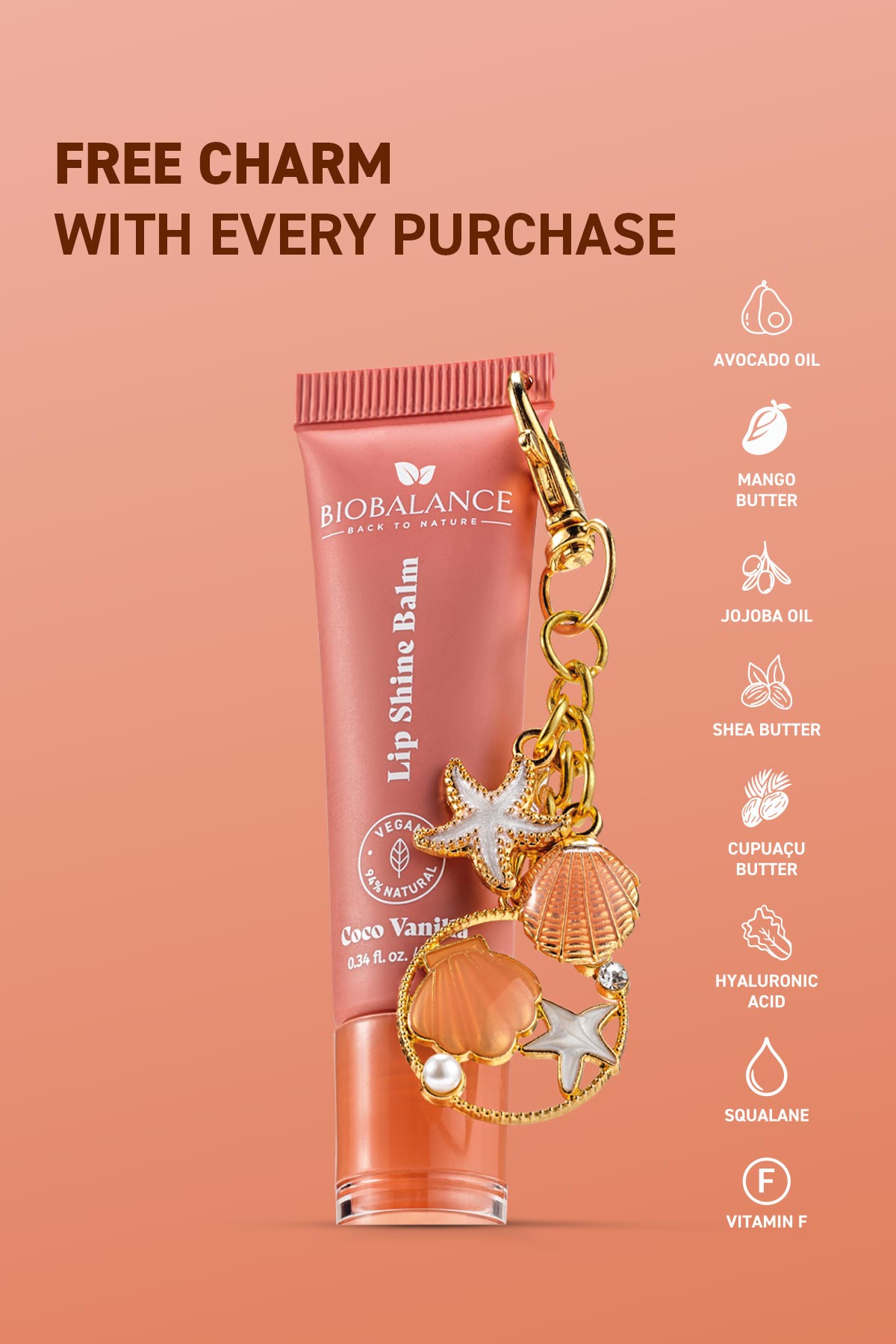 COCO VANILLA LIP SHINE BALM