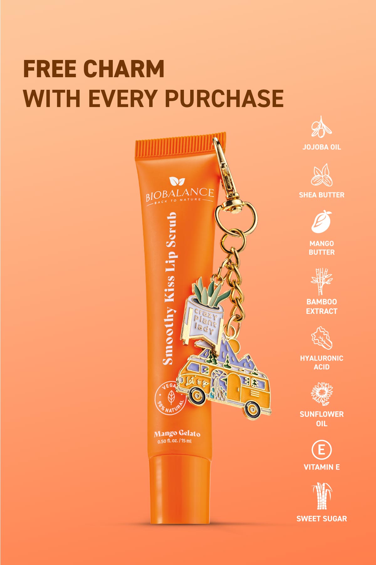 MANGO GELATO SMOOTHY KISS LIP SCRUB