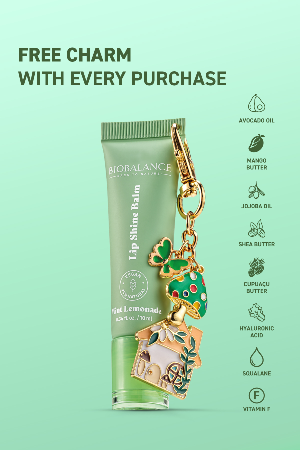 MINT LEMONADE LIP SHINE BALM