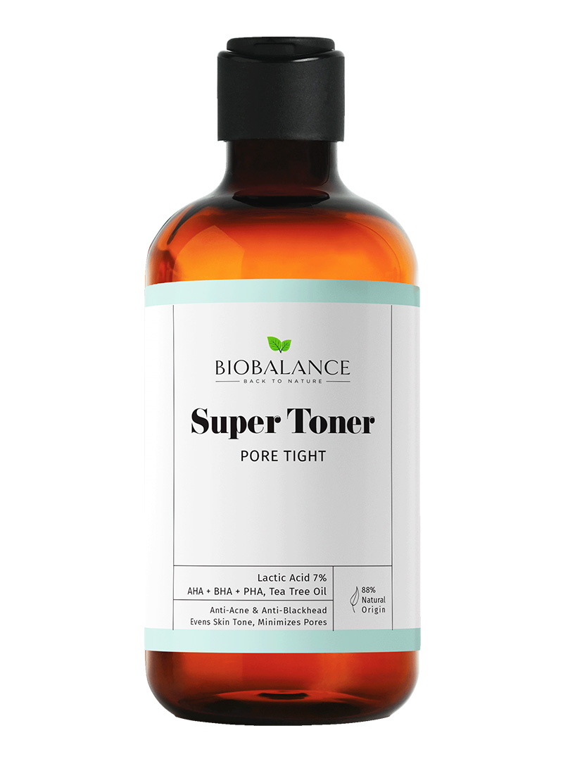 PORE TIGHT SUPER TONER LACTIC ACID 7% - AHA + BHA + PHA - TEA TREE OIL