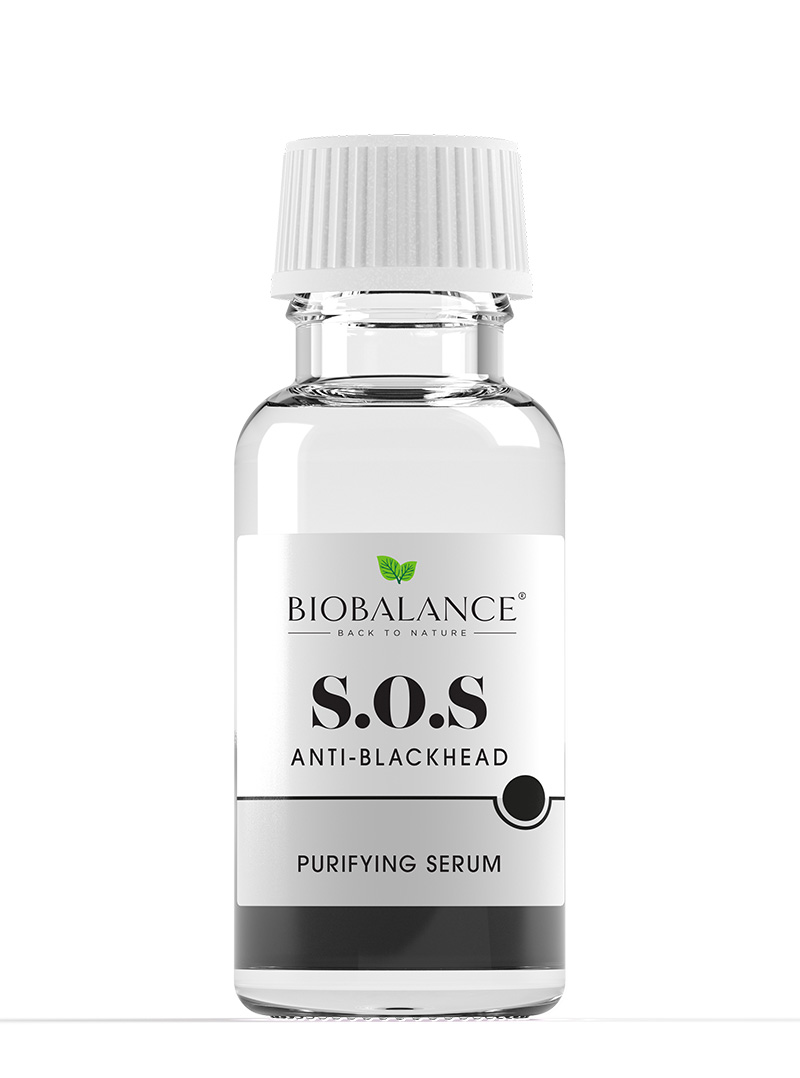 S.O.S. PURIFYING SERUM CHARCOAL POWDER + SALICYLIC ACID + LACTIC ACID + ZINC OXIDE