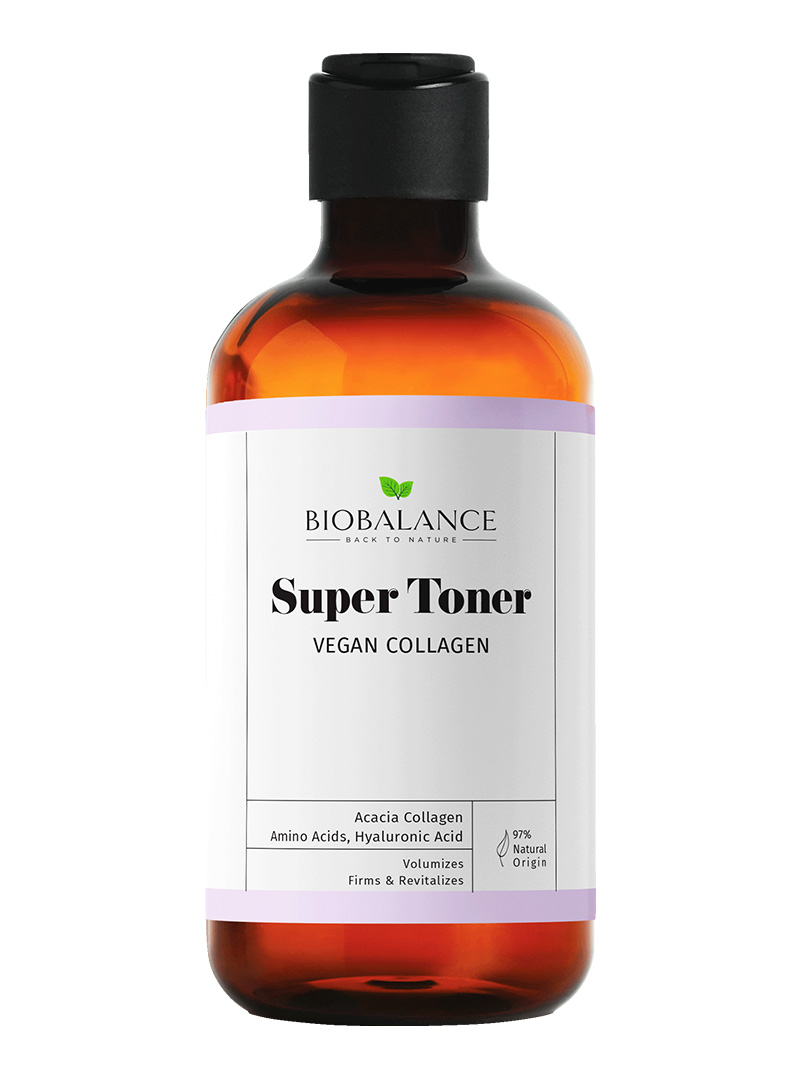 VEGAN COLLAGEN SUPER TONER ACACIA COLLAGEN - AMINO ACIDS - HYALURONIC ACID