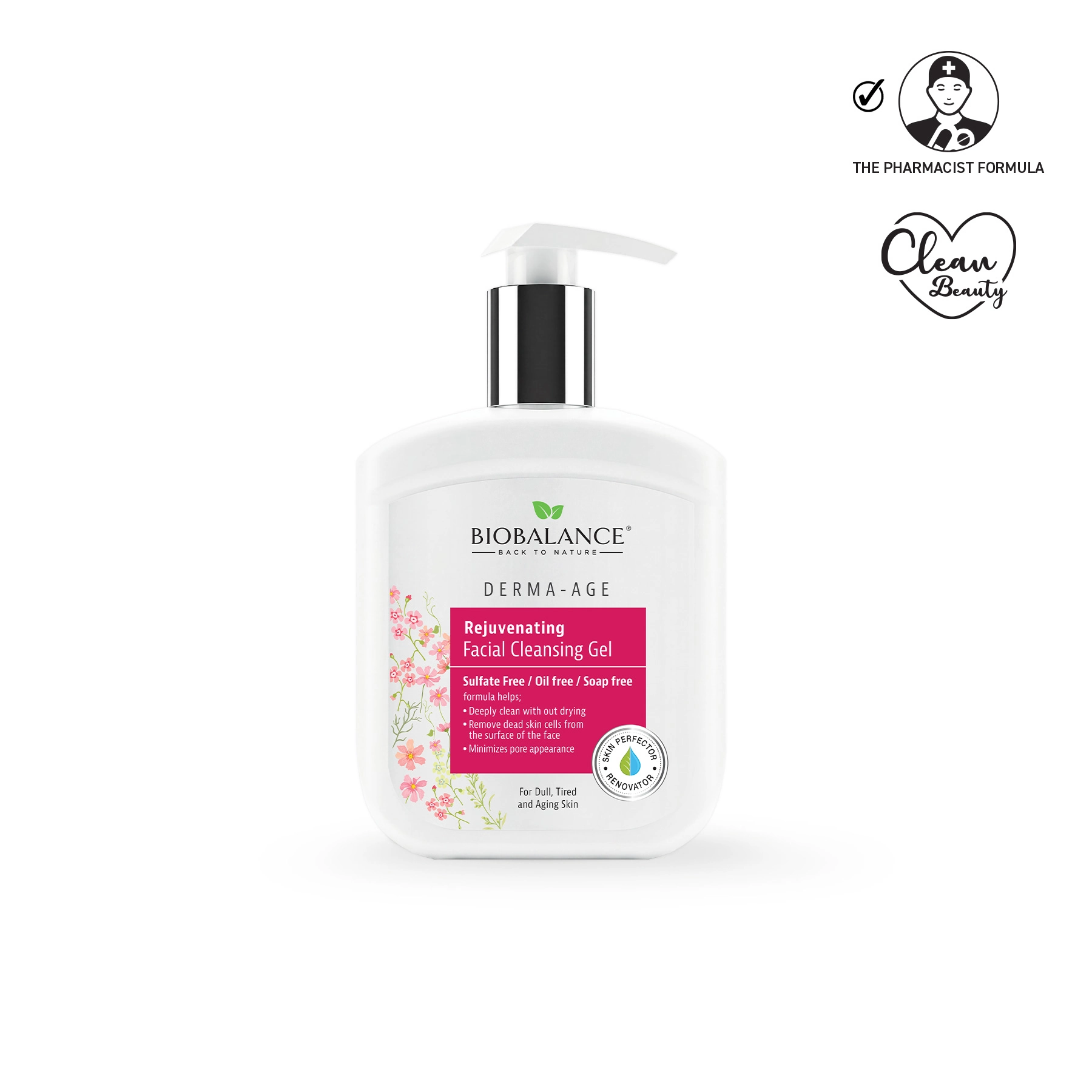 1-BB-DERMAAGE-GEL-BOX+BOTTLE DERMA-AGE REJUVENATING FACIAL CLEANSING GEL 250 ML - Image 1