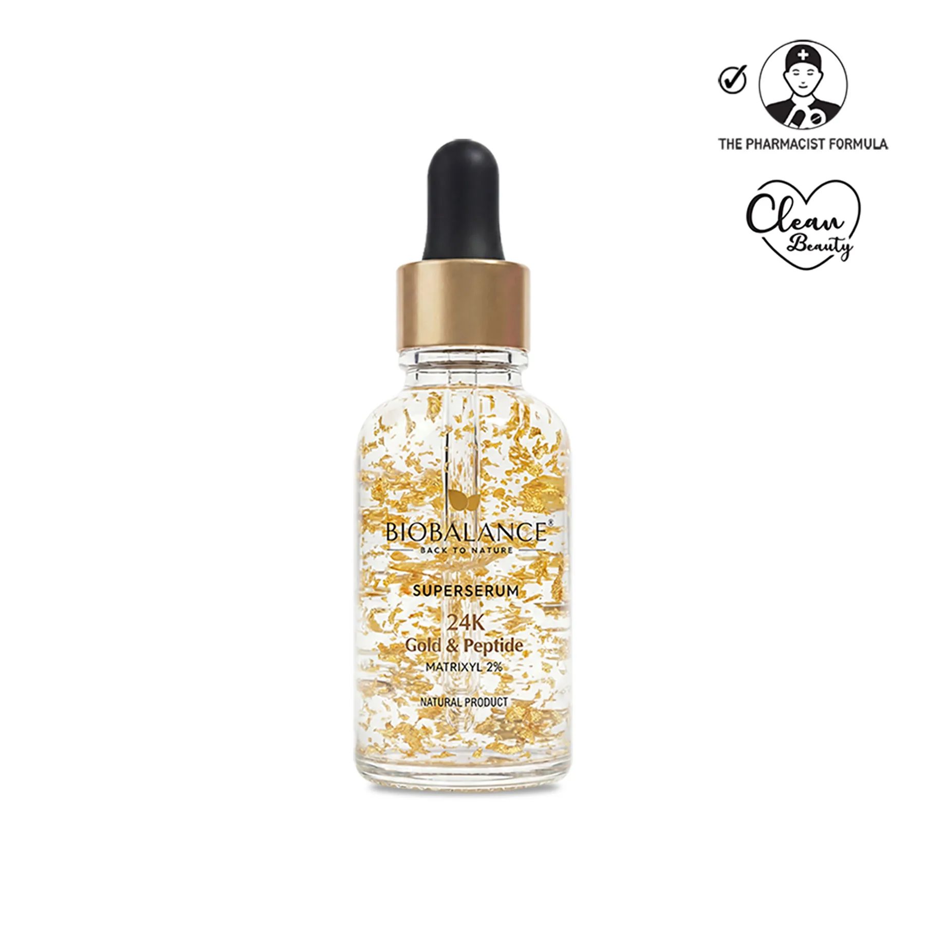 _8697711600869 24K GOLD & PEPTIDE SUPER SERUM 30 ML - Image 1