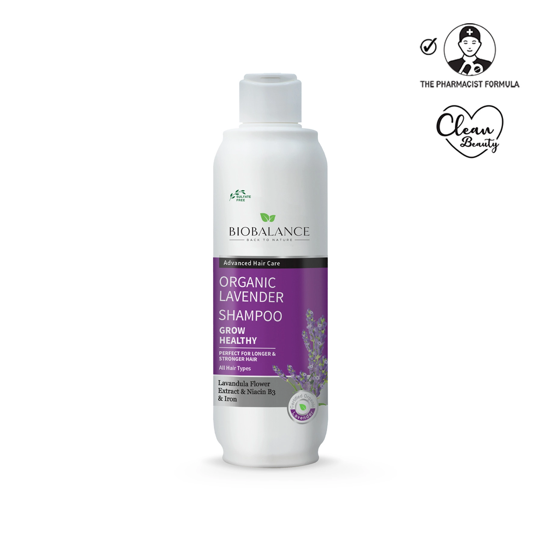 BB-LAVENDER-ŞAMPUAN-KUTU+ŞİŞE ORGANIC LAVENDER SHAMPOO 330 ML - Image 1