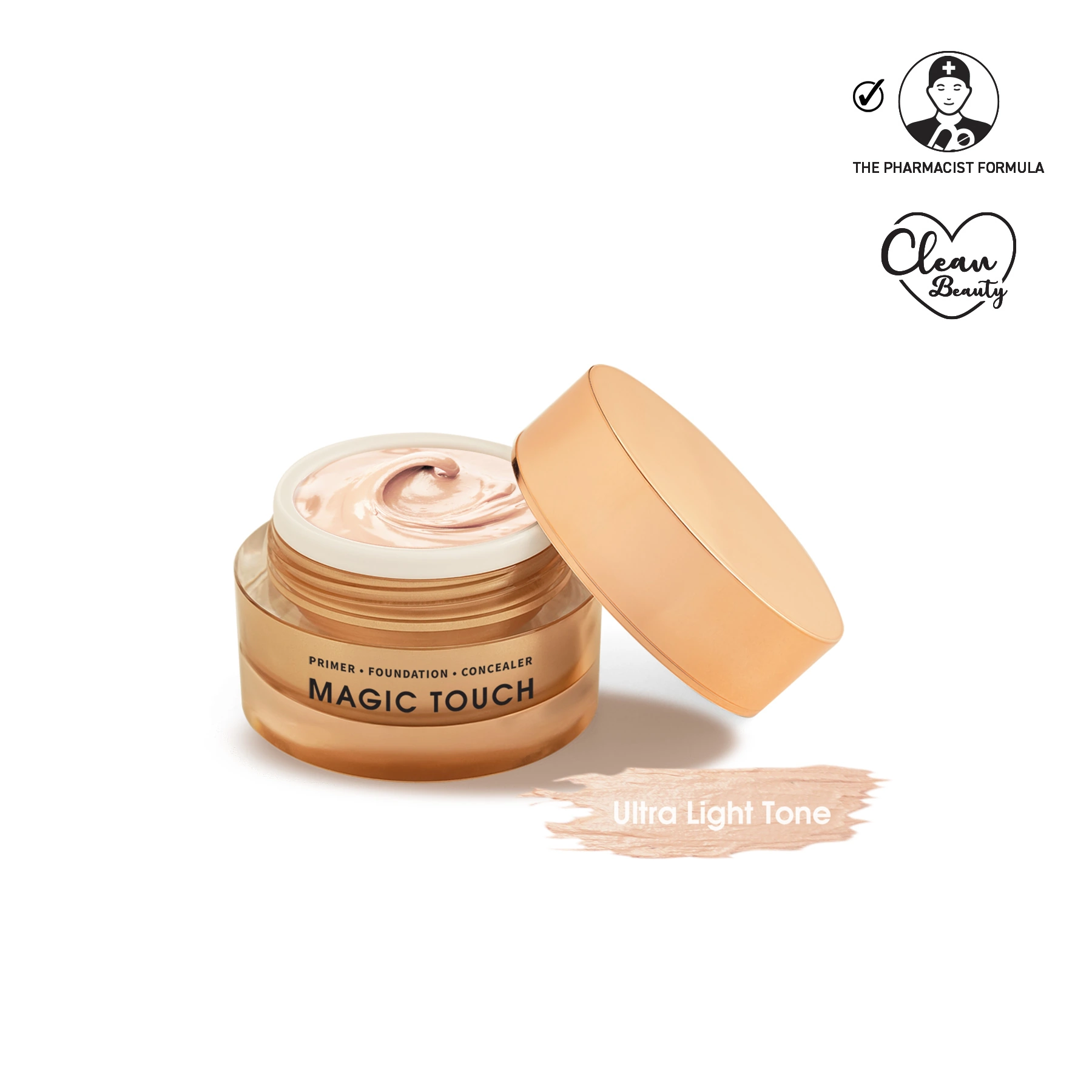BB-MAGIC-TOUCH-ULTRA-LIGHT-1 MAGIC TOUCH - PRIMER - FOUNDATION - CONCEALER ULTRA LIGHT TONE 30 ML - Image 1